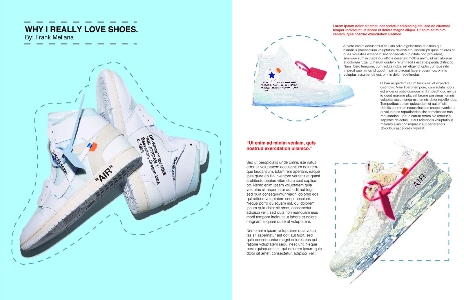Magazine spread: why I really love shoes