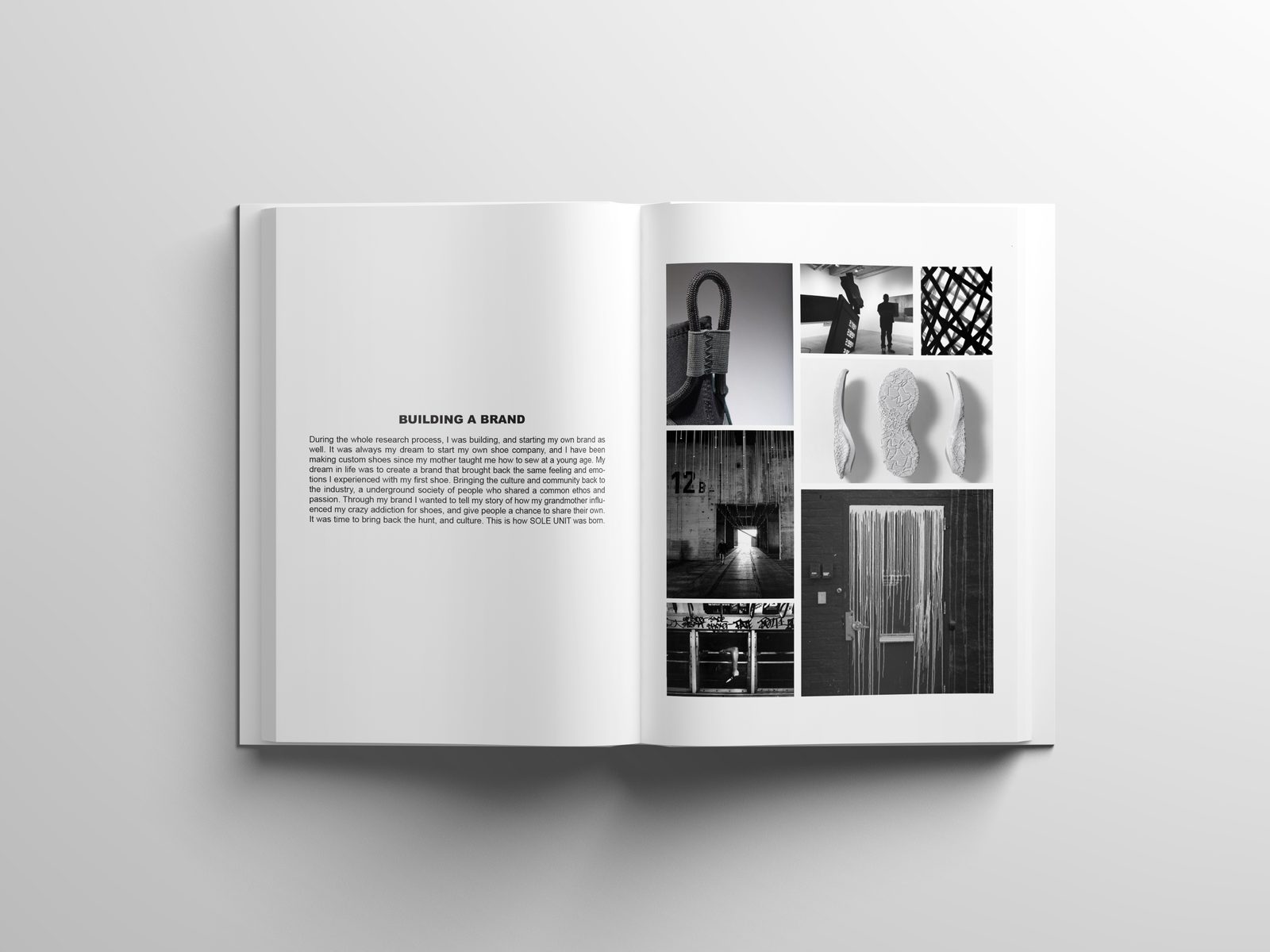 Sole Unit lookbook: interior spread